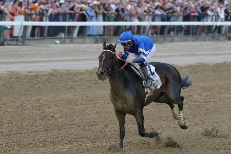 Sovereignty gewinnt nach Kentucky Derby auch Belmont Stakes