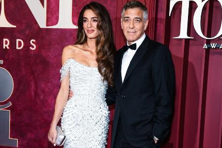 Tony Awards: George Clooney zeigt endlich wieder graue Haare
