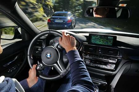 BMW M3, Cockpit, Fahrersicht