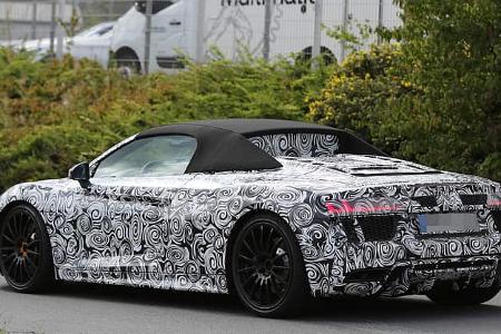 Erlkönig Audi R8 Spyder