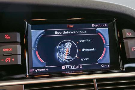 Audi RS 6 Avant, Anzeigeinstrumente