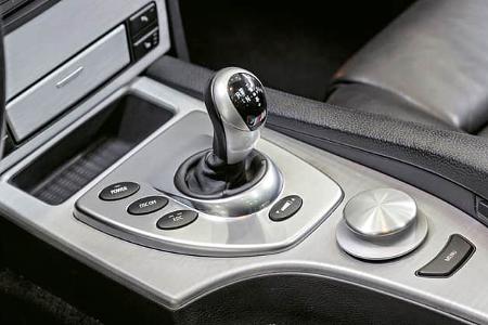 BMW M5 Touring, Schalthebel
