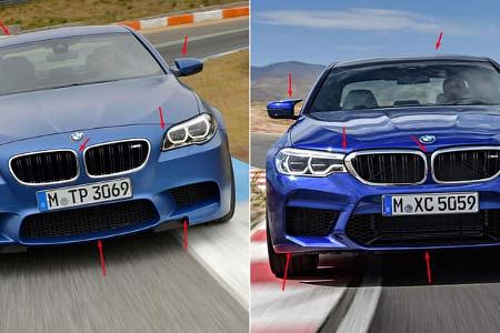 BMW M5 F10 (Competition Paket / 2013) - BMW M5 F90 - Vergleich