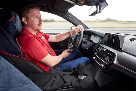 BMW M5 Predrive Miramas 2017