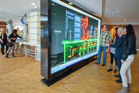 Besucher, Besucherinnen, Mayer Werft, Besucherzentrum