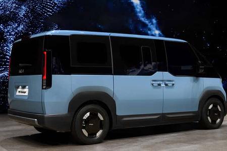 Van, Transporter, Elektrofahrzeug, Beifahrerseite