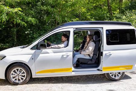 Sitzbank, Fünfsitzer, Schiebetür