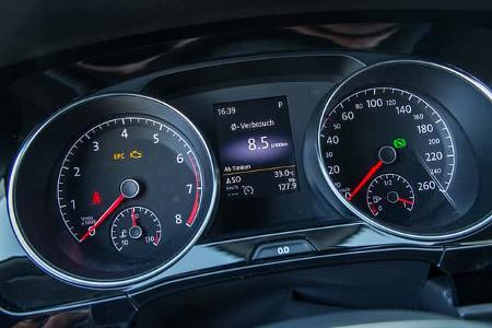 VW Touran 1.4 TSI, Rundinstrumente