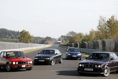 BMW M5 E28, BMW M5 E34, BMW M5 E39, BMW M5 E60