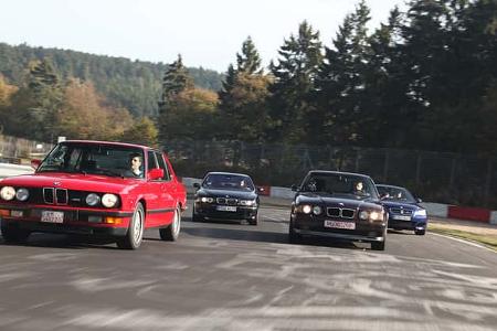BMW M5 E28, BMW M5 E34, BMW M5 E39, BMW M5 E60