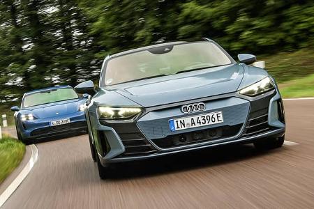 Audi e-tron GT Quattro, Porsche Taycan 4s