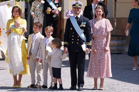 Großer Tag in Schweden: Prinzessin Ines wurde getauft