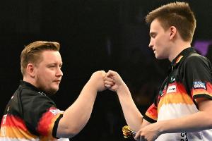 WM-Halbfinale erreicht: Deutsches Darts-Duo schlägt Australien