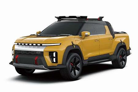 KGM 0100 BEV Elektro Pick-up Konzeptstudie Concept Car