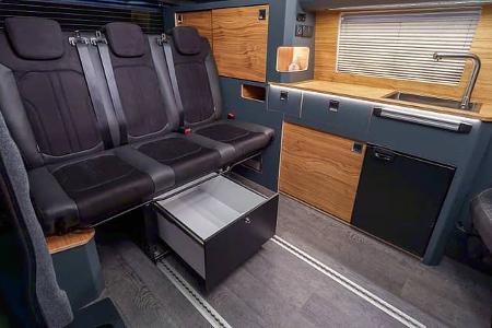 Campervan Pureflexx Escape 500 Schublade unter der Bank