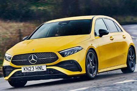 Mercedes A-Klasse als Rechtslenker Großbritannien GB United Kingdom UK