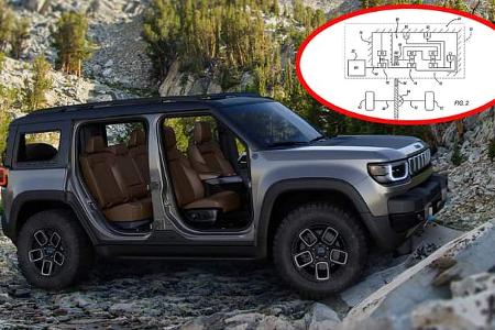 Jeep Recon eingeklinkt Patent 3-Gang-Getriebe für Elektroauto EV