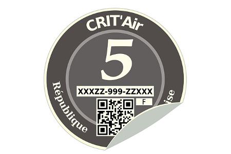 Crit Air Umweltplaketten Frankreich