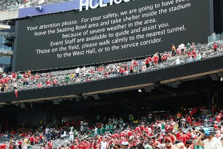 Spielunterbrechung in New Jersey