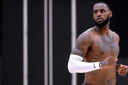 LeBron James zurück auf dem Feld: 