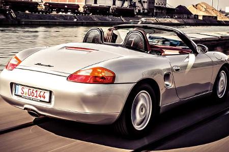 Porsche Boxster 2.7, Heckansicht