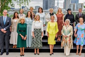 Museum und Bootsfahrt: So war Königin Máximas Tag mit den First Ladys