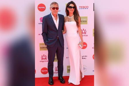 In London: George und Amal Clooney setzen auf stylische Sonnenbrillen