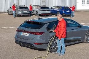 VW ID.7, Audi A6, BMW i5 und Nio ET5