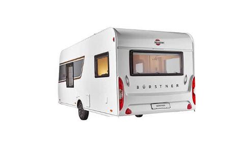 Bürstner Wohnwagen, B 66, Freisteller