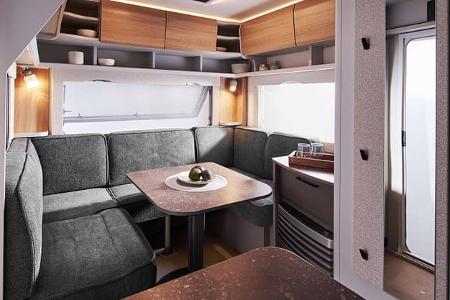 Bürstner Wohnwagen, B 66, Innenaufnahme