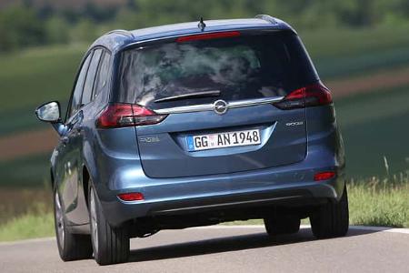 Opel Zafira Tourer 1.6 CDTI, Seitenansicht