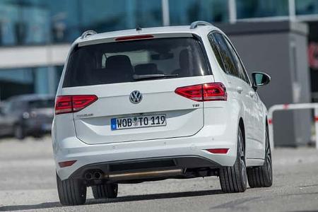 VW Touran 1.4 TSI, Heckansicht