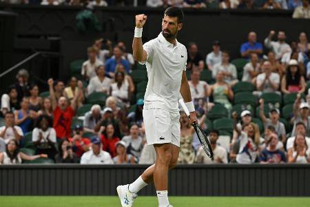 Jagd nach Titel Nummer acht: Djokovic schlägt Müller