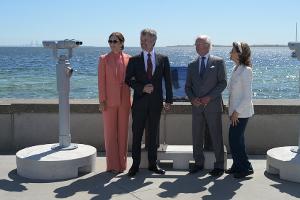 Öresundbrücke: Carl Gustaf und Silvia feiern mit Frederik und Mary