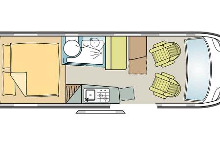 Adria Twin 640 SGX (2025) Grundriss f