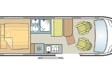 Megamobil Mega Sport 640 (2025) Grundriss f