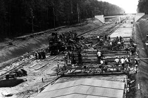 Autobahnbau 1935