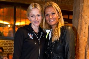 Fürstin Charlène: Freundin Franziska van Almsick machte sich Sorgen