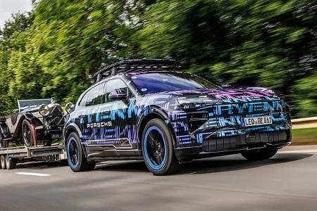 Porsche Cayenne Electric Erlkönig Prototyp Versuchsträger