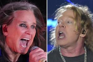 Musik-Ikonen Ozzy Osbourne und Axl Rose lernen sich endlich kennen