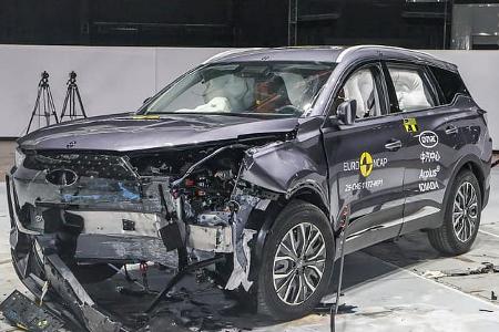 EuroNCAP Crashtest Chery Tiggo 7