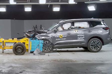 EuroNCAP Crashtest Chery Tiggo 7