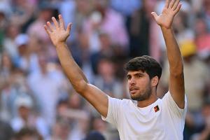Im Schongang: Alcaraz im Wimbledon-Halbfinale