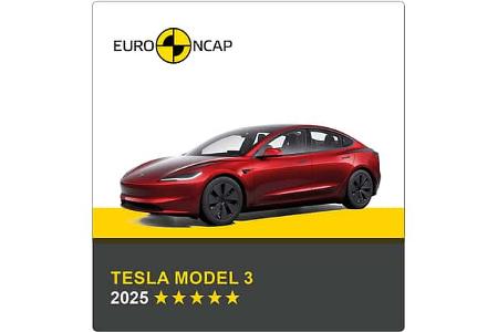 EuroNCAP Crashtest 5/2025, Tesla Model 3