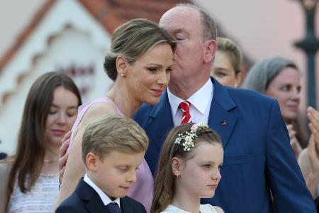 20. Thronjubiläum in Monaco: Fürstenfamilie mit liebevollem Auftritt