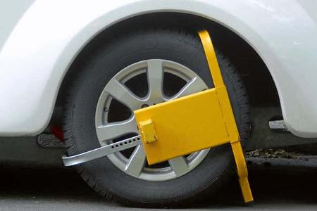 Abschließbare Radkralle