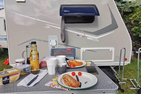 Mini Freestyle, Wohnwagen, Transport