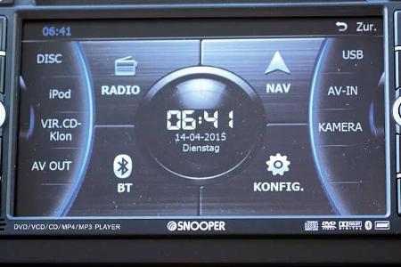 Fuer die wichtigen Funktionen gibt es Buttons.
