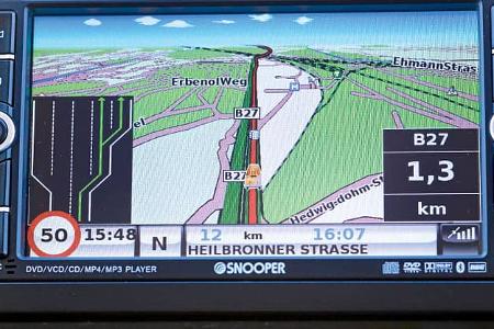 Die Karte ist gewoehnungsbeduerftig.