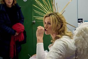 Veronica Ferres: "Impro ist wie ein Sprung ins kalte Wasser"